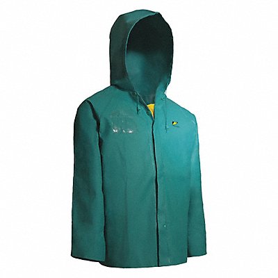 Chemtex Rain Jckt Attchd Hood Green 3XL