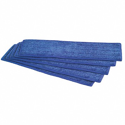Mop Flat 18 in x 5 in Blue PK5