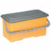 Flat Mop Bucket Yellow with Lid