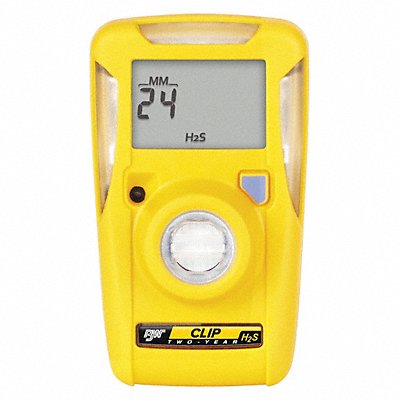 Single Gas Detectr H2S Yllw 2yr. Battery
