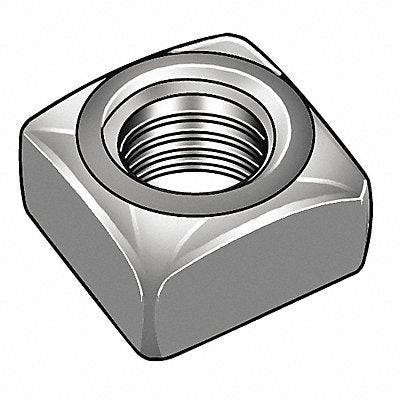 SqrNt Pln Stl 1/4 -20 1/4 1/2 50PK