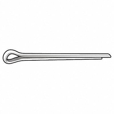 Cotter Pin 5/64 in dia 1 3/4 in L PK100