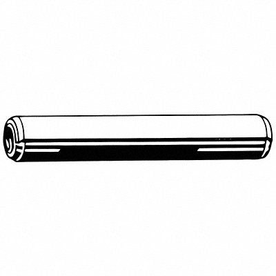Spring Pin LD Coiled 1/8inx3/4in PK100