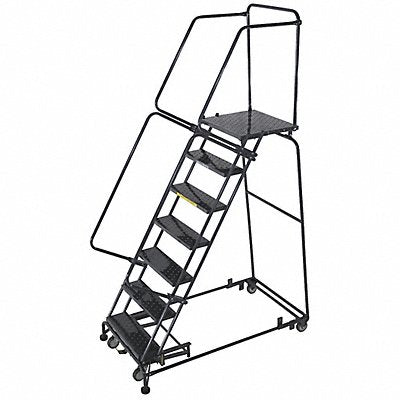 Rolling Ladder Serrated Step Tread Steel