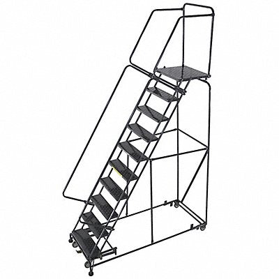 Rolling Ladder Serrated Step Tread Steel