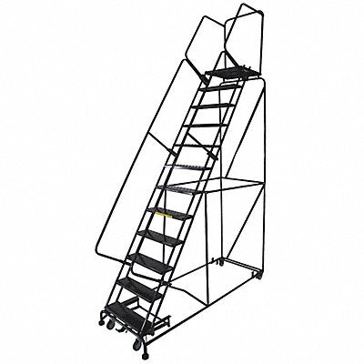 Rolling Ladder Serrated Step Tread Steel