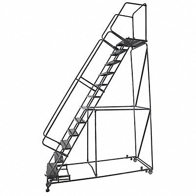 Rolling Ladder Serrated Step Tread Steel