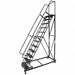 Rolling Ladder Perforated Step Tread