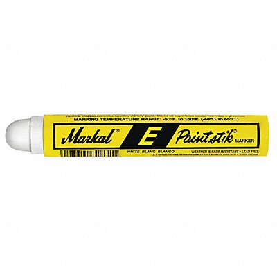 Solid Paint Marker White 1/2 in Tip