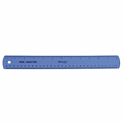 Ruler Plastic 12 In