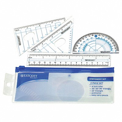 Math Tool Set Plastic 8 in L