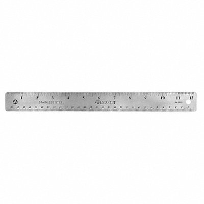 Ruler Stainless Steel 12 In