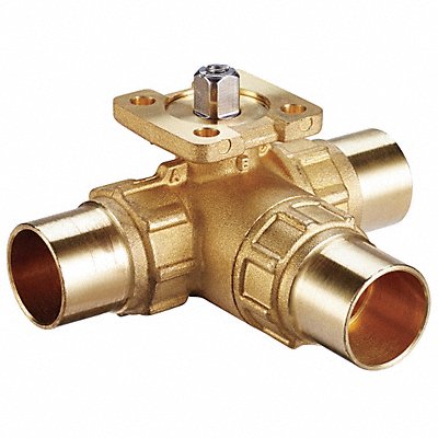 Ball Valve 3 Way SS Trim Sweat 1