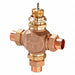 Globe Valve 3-Way Mixing 1/2 In Sweat