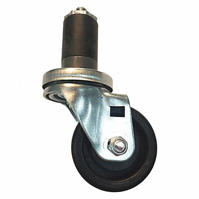 Caster Swivel Stem 1-1/2 x 3 in Black