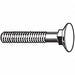 Plow Bolt Fastener L 4 1/2 in PK5