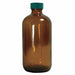 Bottle 168 mm H Amber 75 mm Dia PK60