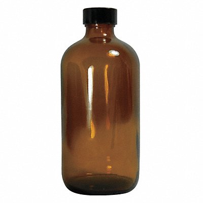 Bottle 68 mm H Amber 25 mm Dia PK720