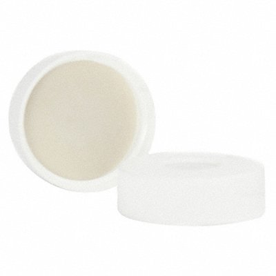 Cap 28 mm Dia White PK1000