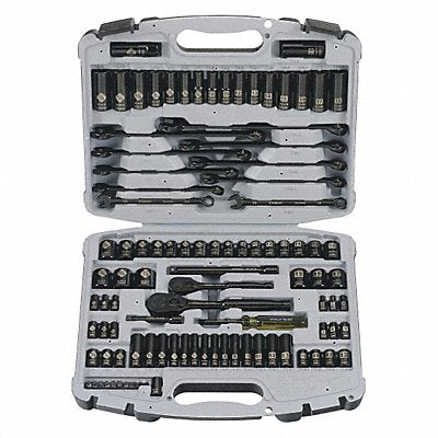 Socket Set 99 pcs. Black Chrome