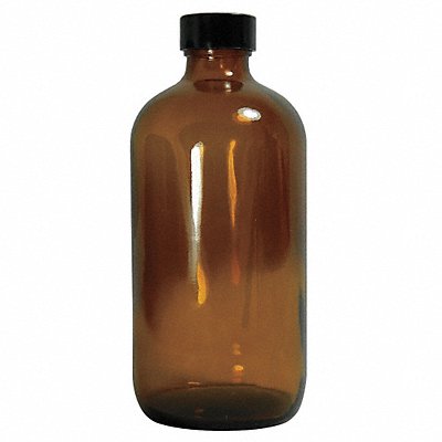 Bottle 112 mm H Amber 48 mm Dia PK24