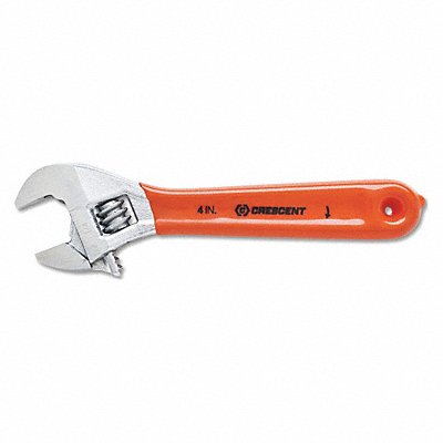 Adjustable Wrench 4 in Chrome Finish