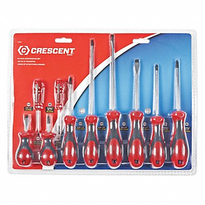 Dual Material Screwdriver Set 10 pc.