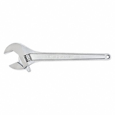 Adjustable Wrench 18 in Chrome Finish