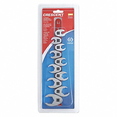 Wrench Set 10 pc. 3/8 in Drive SAE