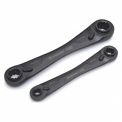 Ratcheting Metric Wrench Set 2 pc. X6