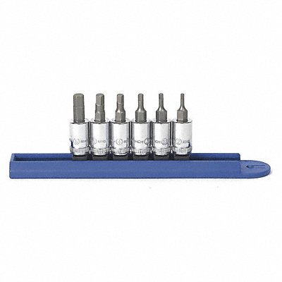 Metric Hex Bit Socket Set 6 pc.