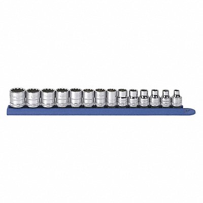 SAE Socket Set 11 pc. 3/8in Drive 12 pt.