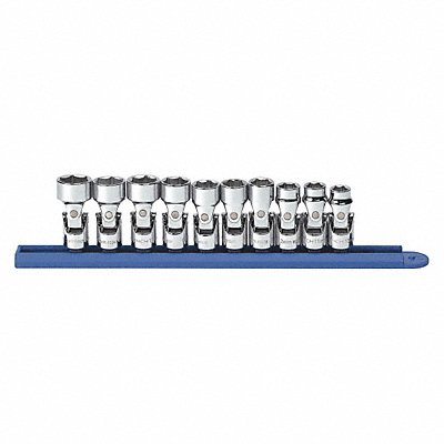 Metric Flex Socket Set10 Pc 3/8in Dr 6Pt