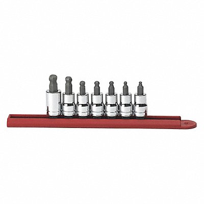 SAE Ball Hex Bit Socket Set 7 pc.