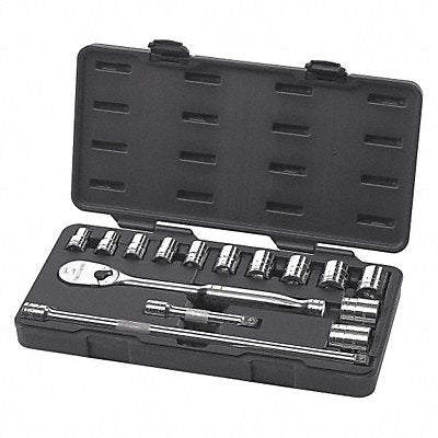 SAE Socket Set 15 pc. 1/2in Drive