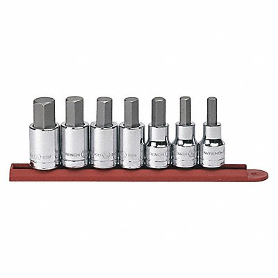 SAE Hex Bit Socket Set 7 pc.