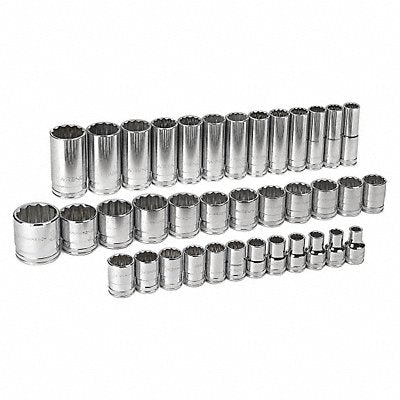 Metric Master Socket Accessory Set 37 Pc