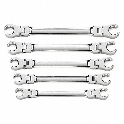 SAE Flex Flare Nut Wrench Set 5 pc.