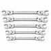 SAE Flex Flare Nut Wrench Set 5 pc.