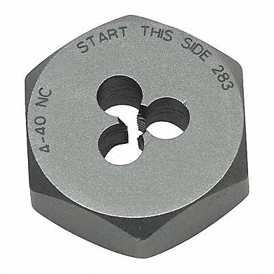 Hex Threading Die 3/8 -24 HSS