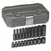 Impact Socket Set 20 pc. SAE 1/4in Drive