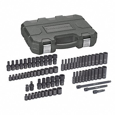 Impact Socket Set 71pc SAE/Metric 1/4in