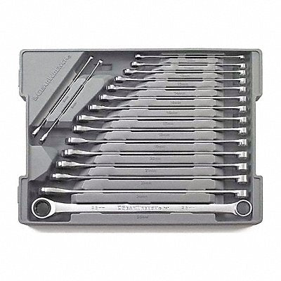 Ratcheting Wrench Set 17 pc XL Metric