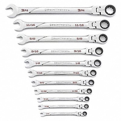 Ratcheting Wrench Set 11 pc. 120XP