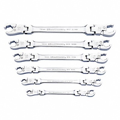 Metric Ratchetng FlexFlare NutWrench 6pc