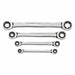 Ratcheting WrenchSet 4pc ETorx DoubleBox