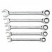 Combination Ratcheting Wrench 5pc Metric