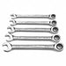 Combination Ratcheting Wrench 5 pc. SAE