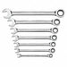 Combination Ratcheting Wrench 7 pc. SAE