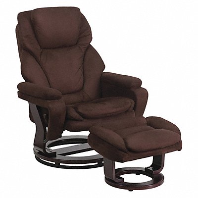 Executive Chair Brown Seat Fabric Back